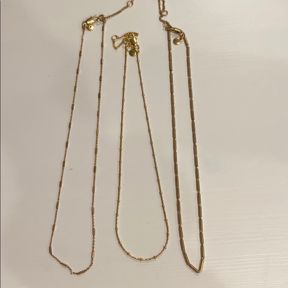 Set of 3 Madewell chokers